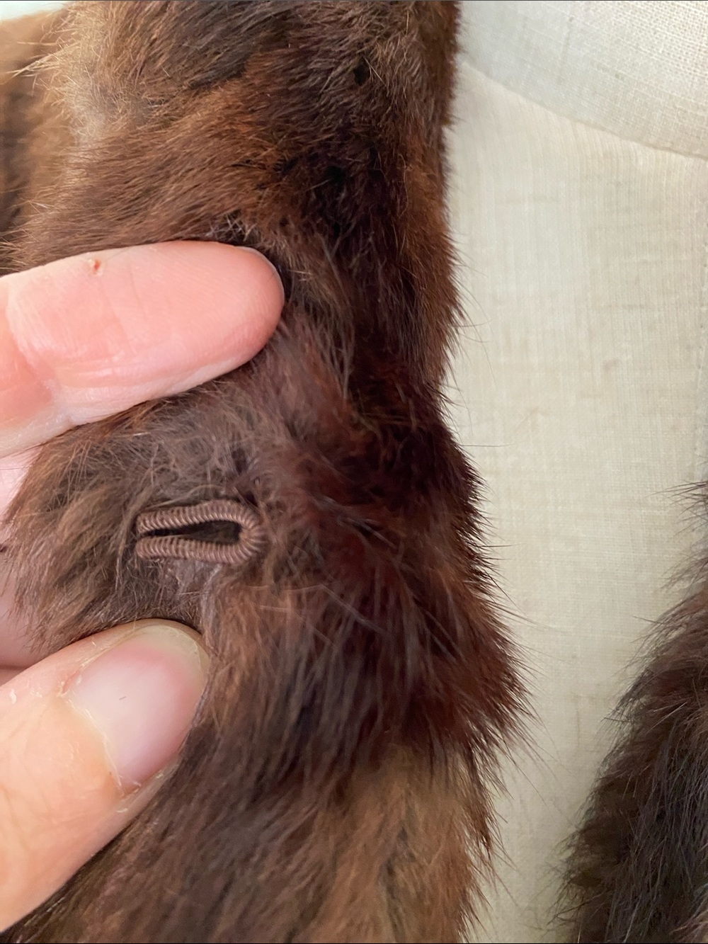 Mink Fur Cape/Stole Coat - Picture 8 of 12